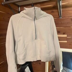 Lululemon Bone Scuba Half Zip